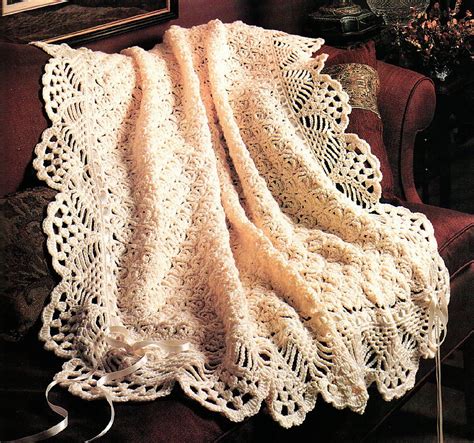 antique crochet blanket